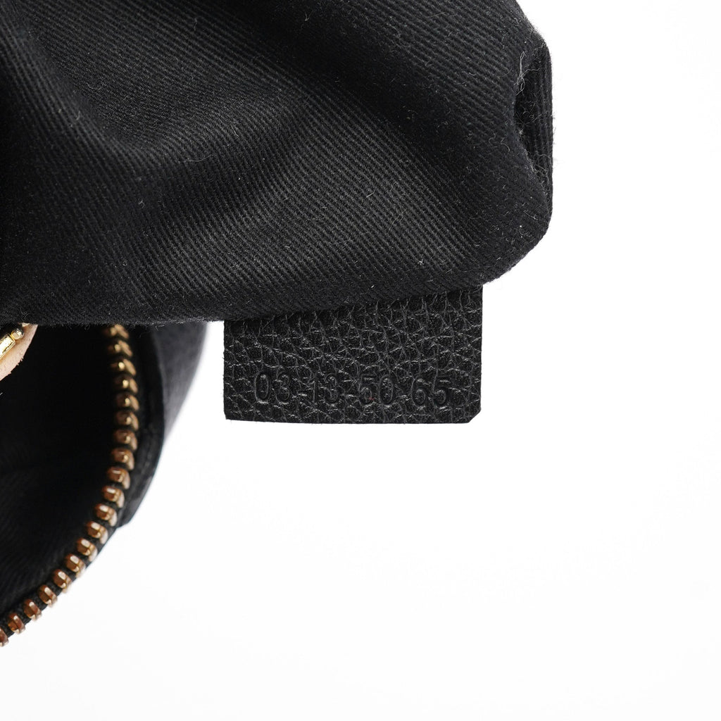 Black Leather Paraty 2-Way Shoulder Bag