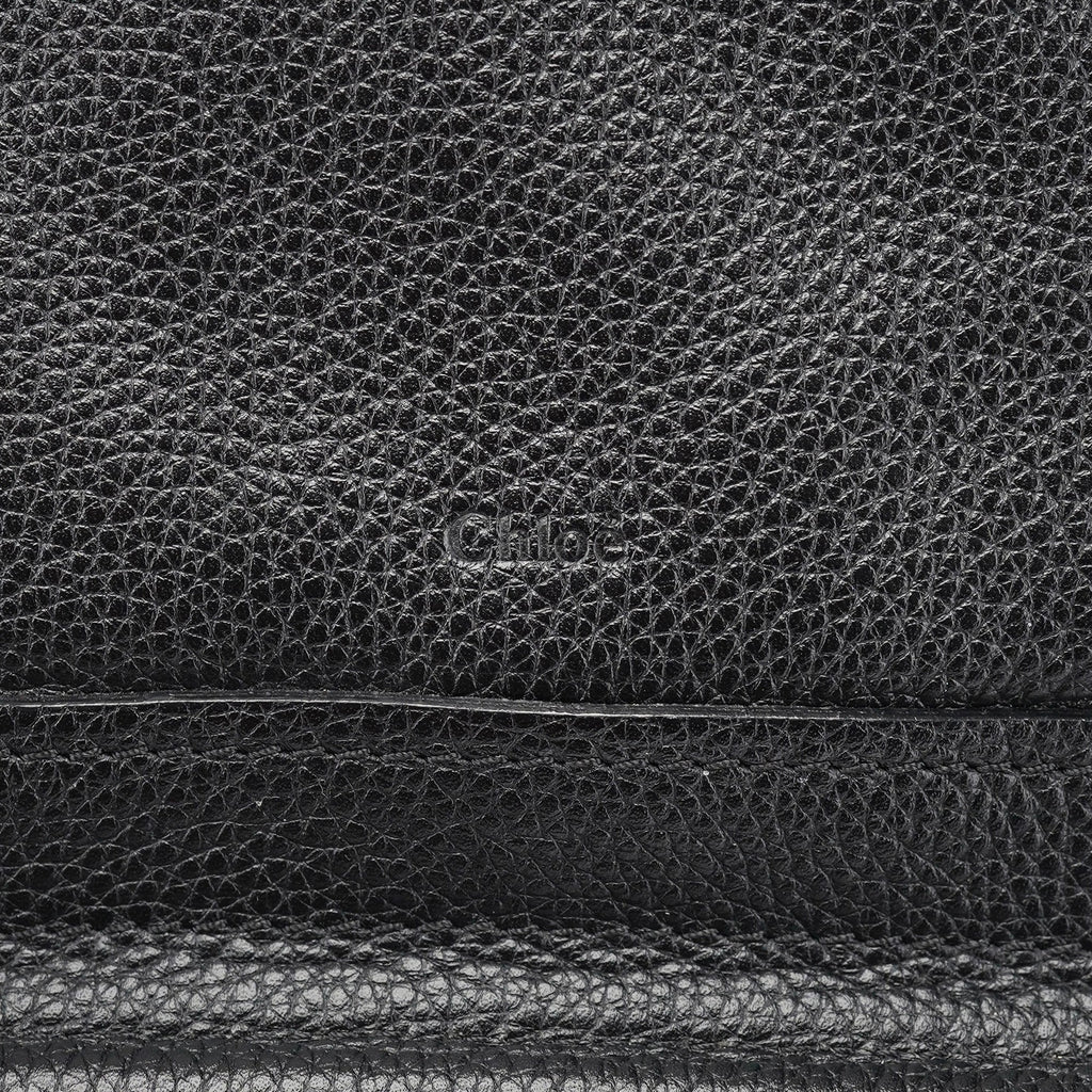 Black Leather Paraty 2-Way Shoulder Bag
