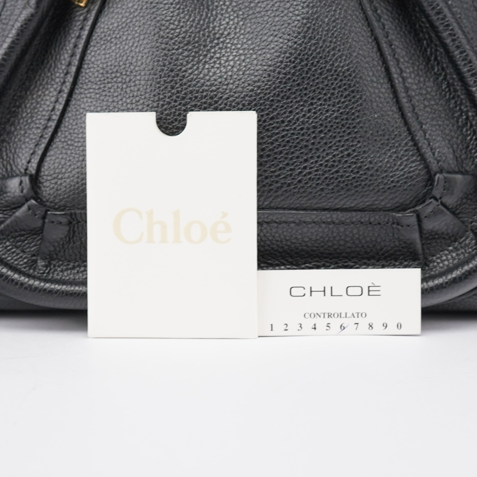 Black Leather Paraty 2-Way Shoulder Bag