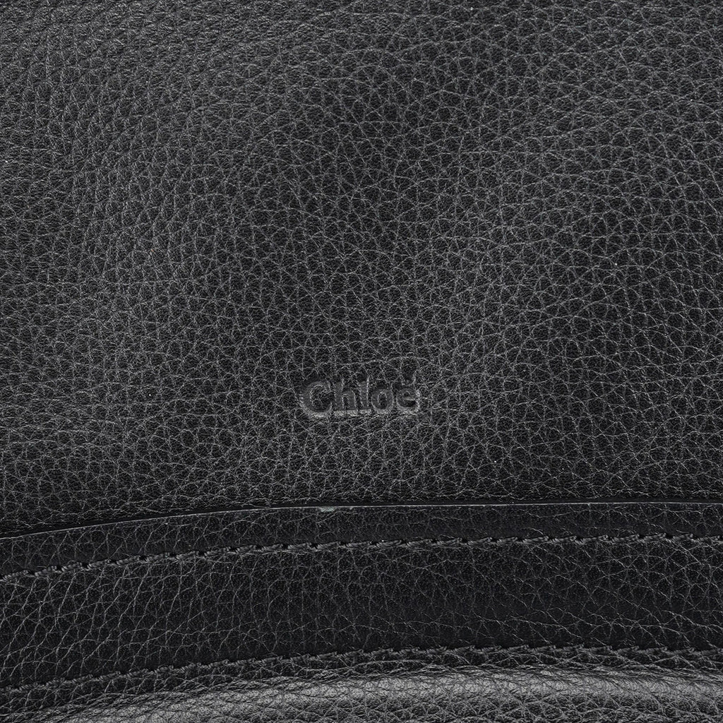 Black Leather Paraty 2-Way Shoulder Bag
