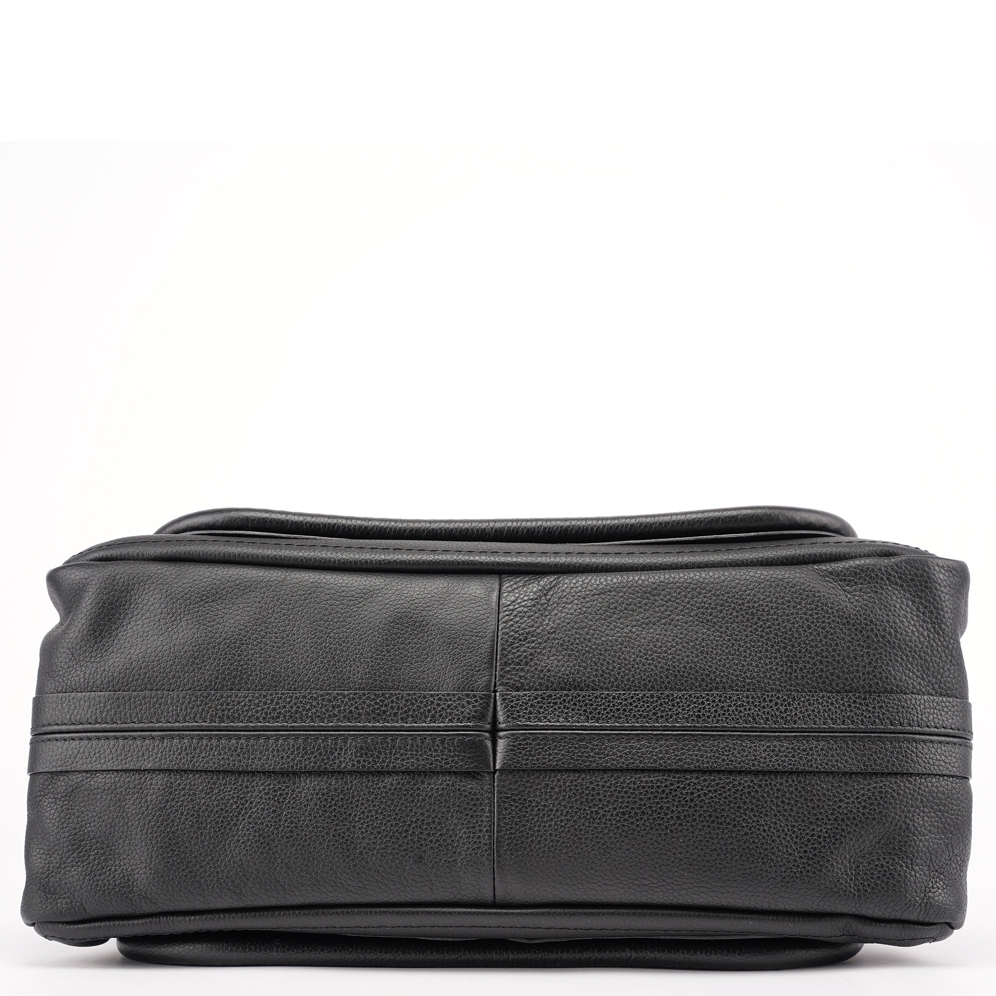 Black Leather Paraty 2-Way Shoulder Bag