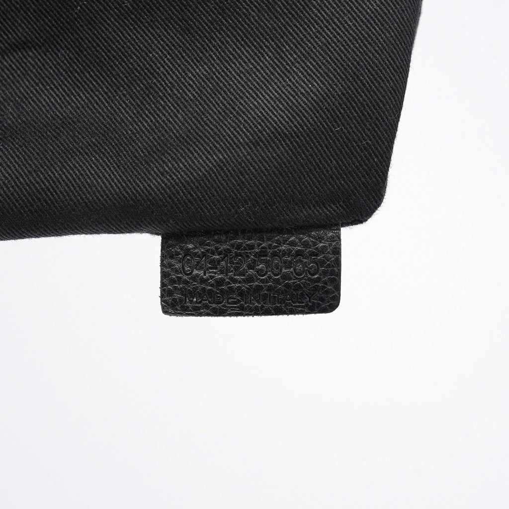Black Leather Paraty 2-Way Shoulder Bag