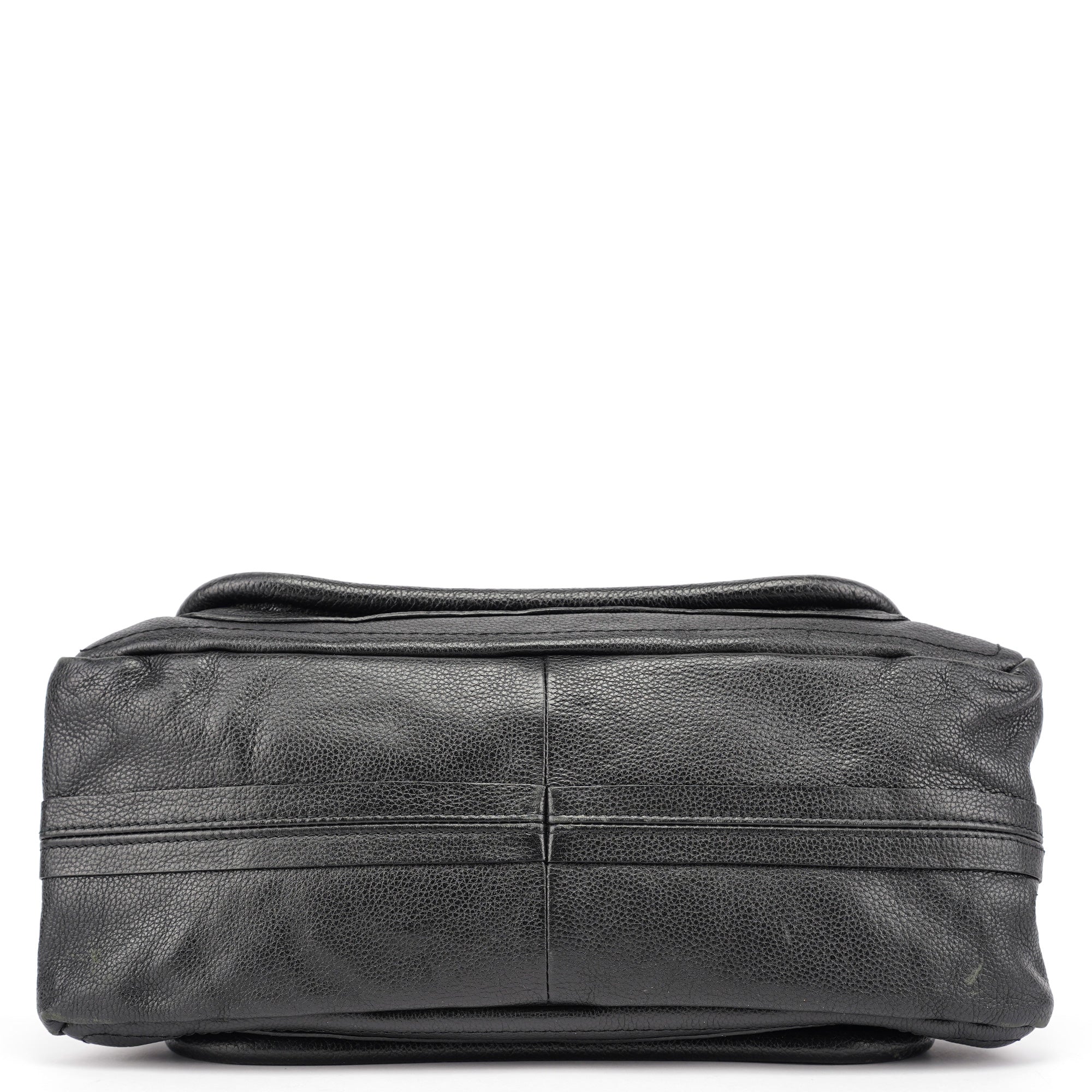 Black Leather Paraty 2-Way Shoulder Bag
