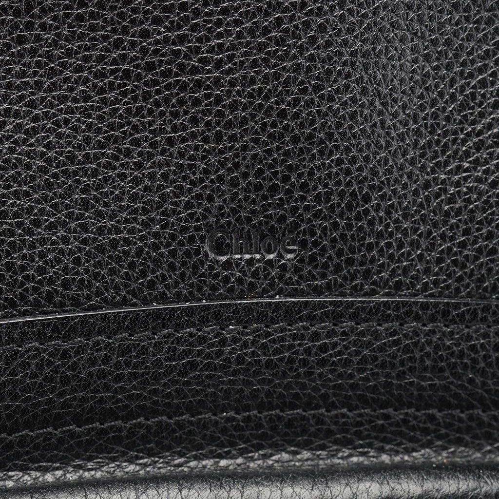 Black Leather Paraty 2-Way Shoulder Bag