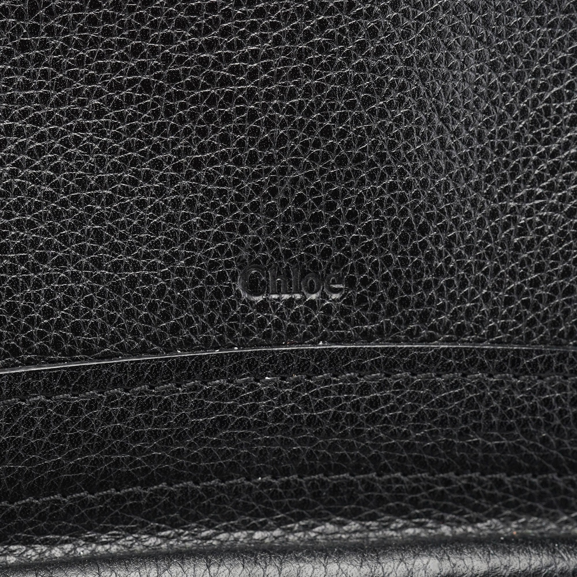 Black Leather Paraty 2-Way Shoulder Bag