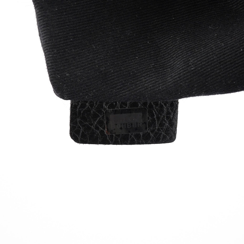 Black Leather Paraty 2-Way Shoulder Bag