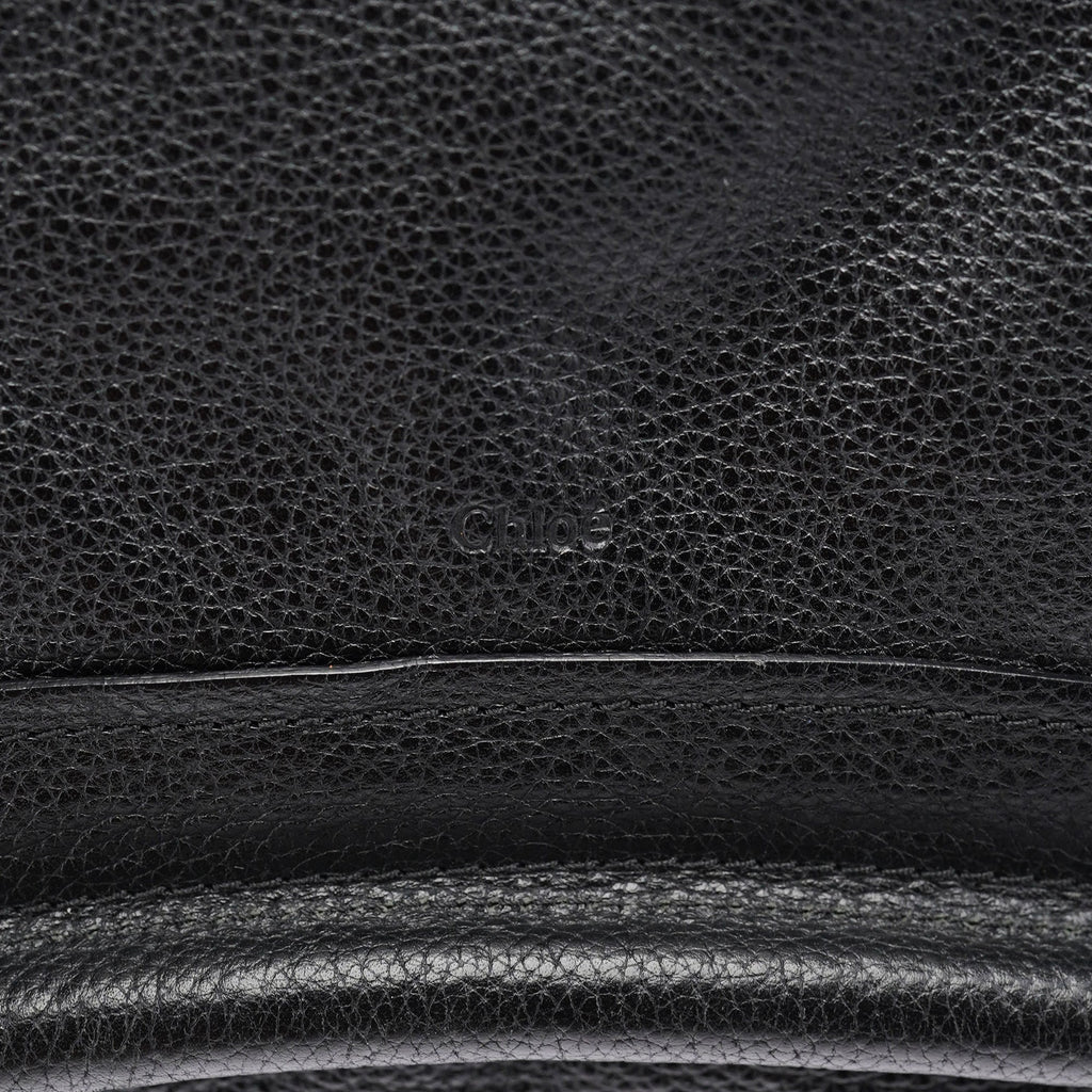 Black Leather Paraty 2-Way Shoulder Bag