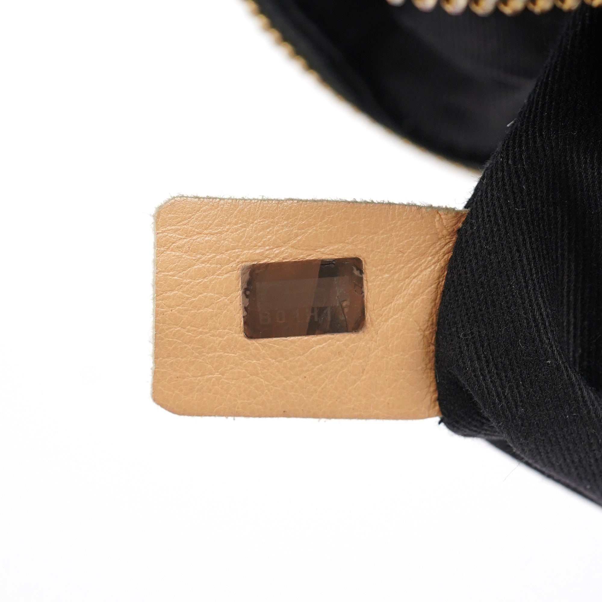 Black Leather Paraty 2-Way Shoulder Bag