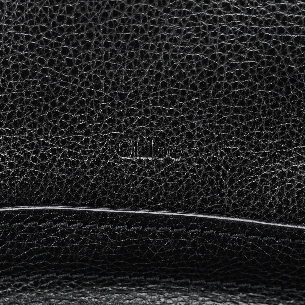 Black Leather Paraty 2-Way Shoulder Bag