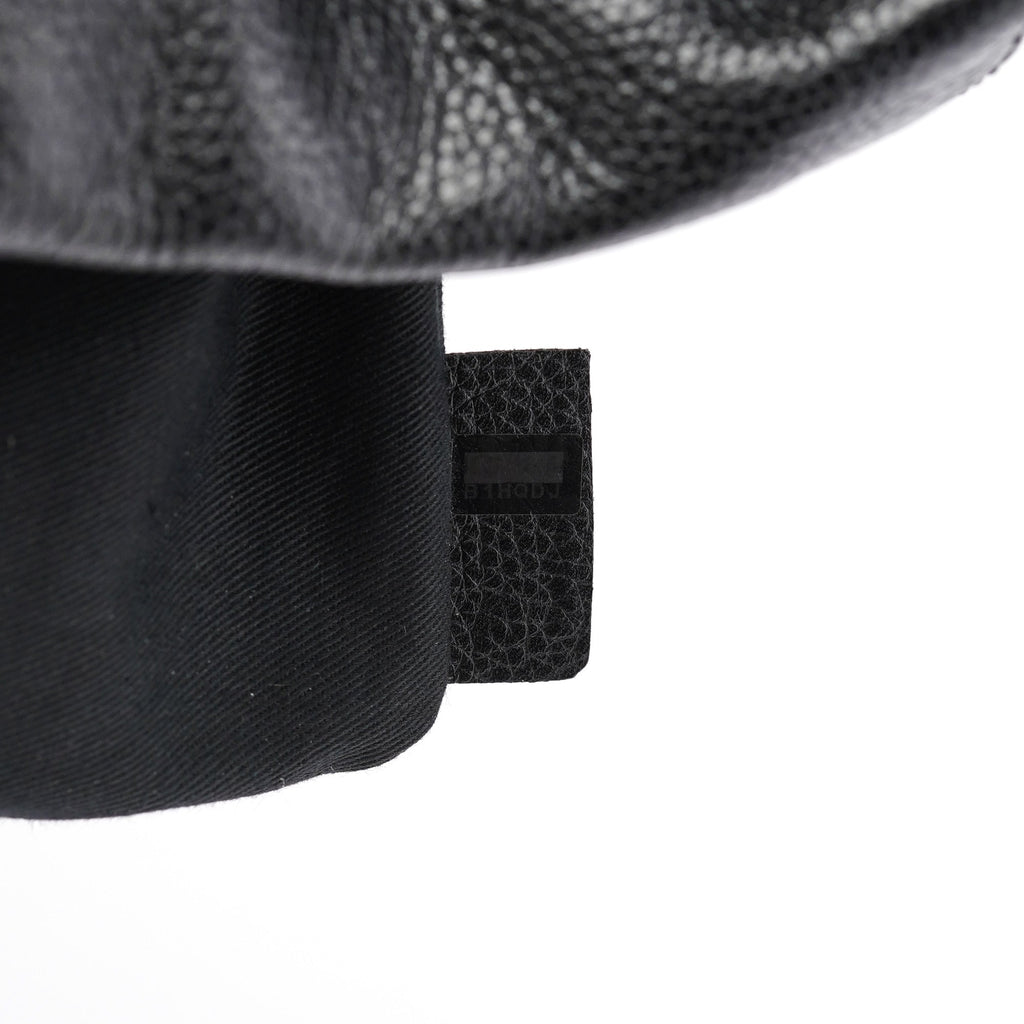 Black Leather Paraty 2-Way Shoulder Bag