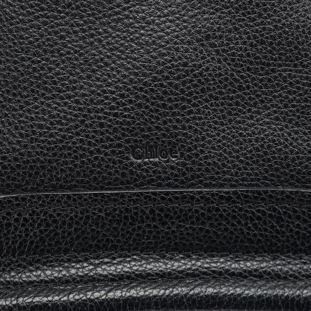 Black Leather Paraty 2-Way Shoulder Bag