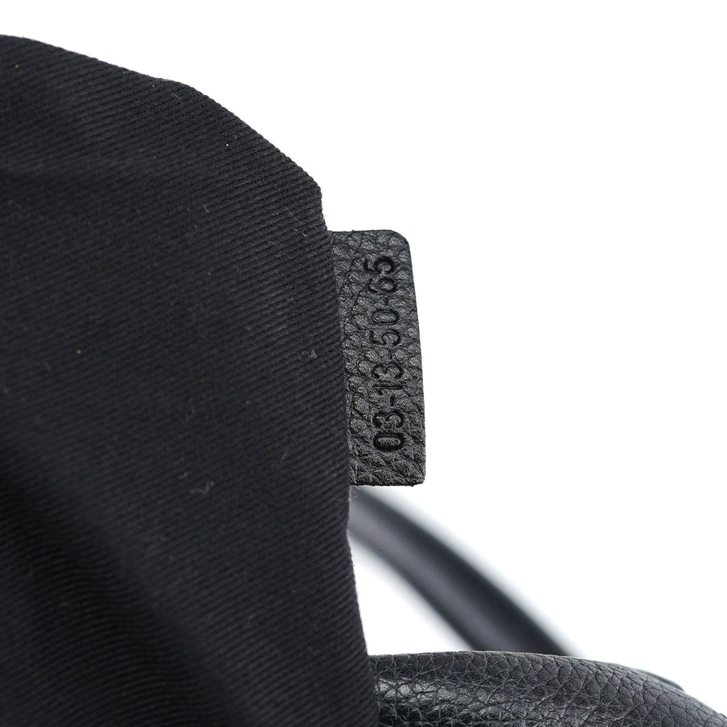 Black Leather Paraty 2-Way Shoulder Bag