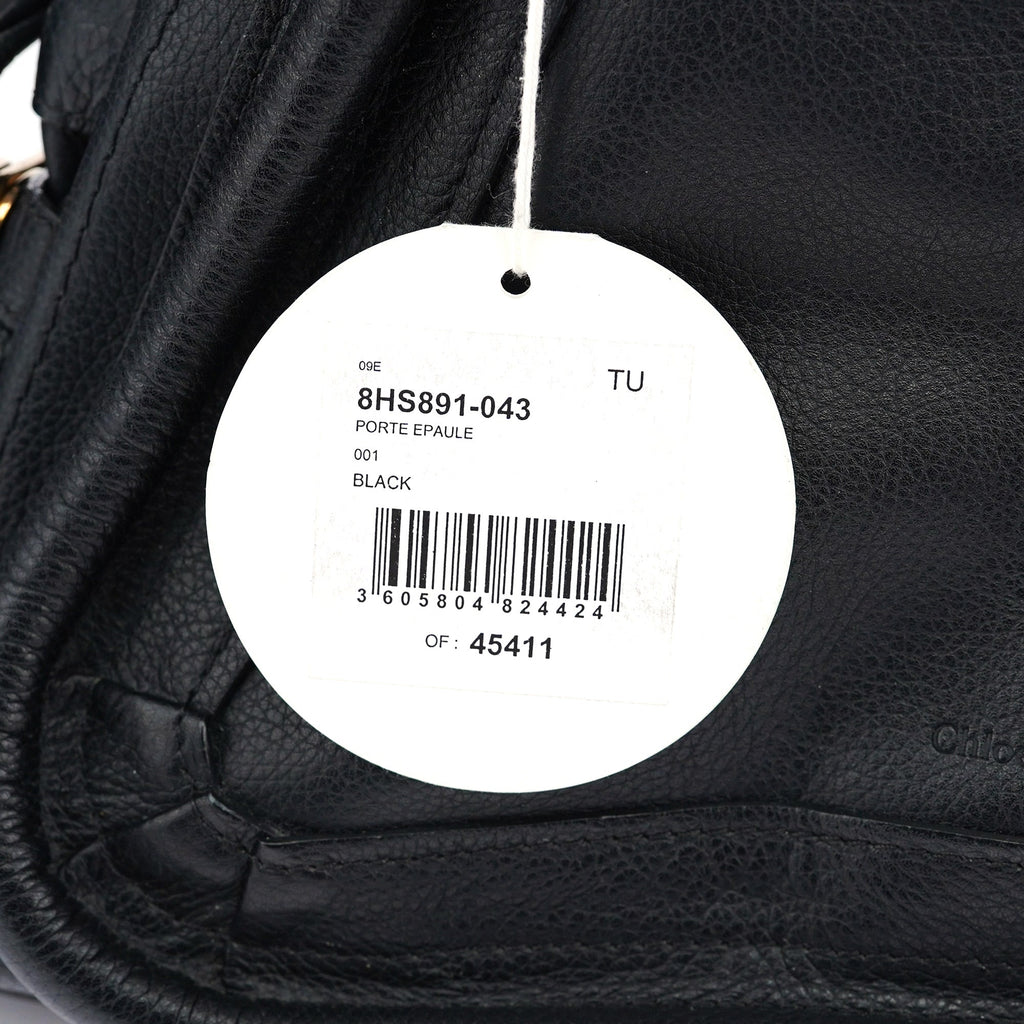 Black Leather Paraty 2-Way Shoulder Bag