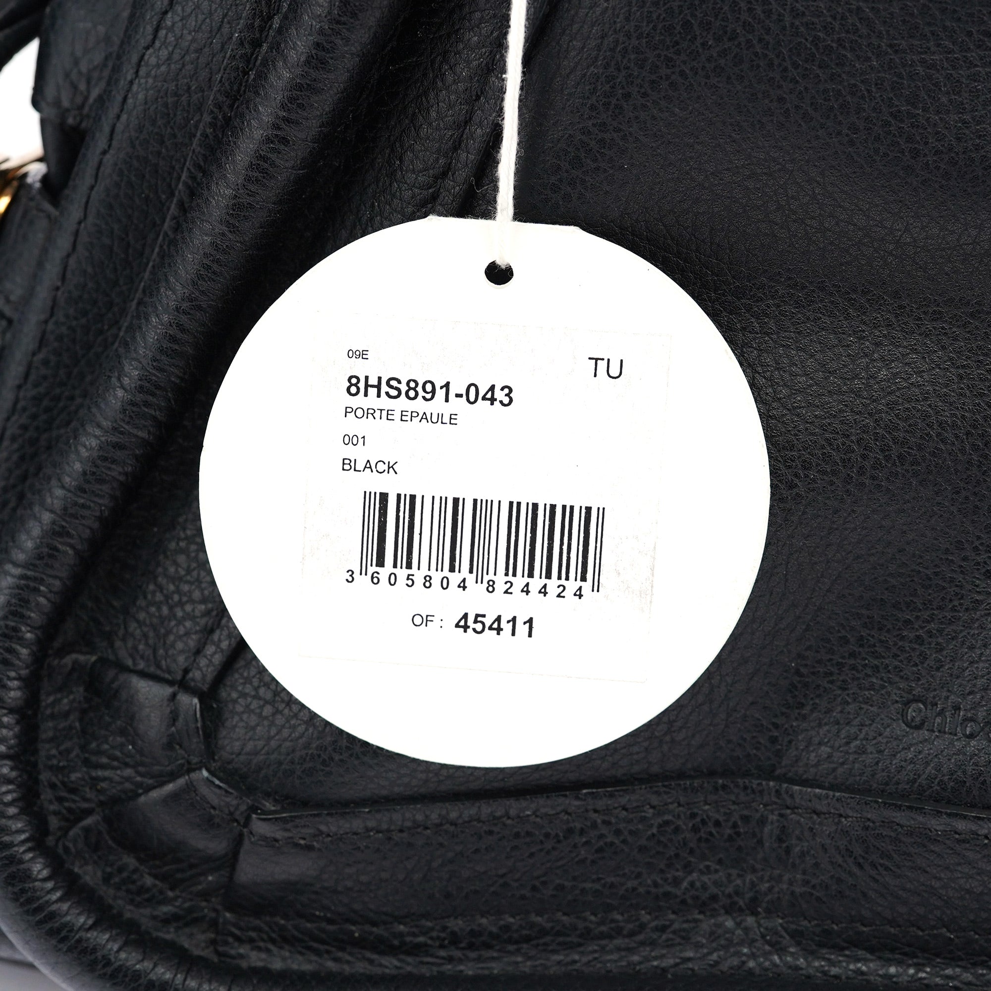 Black Leather Paraty 2-Way Shoulder Bag
