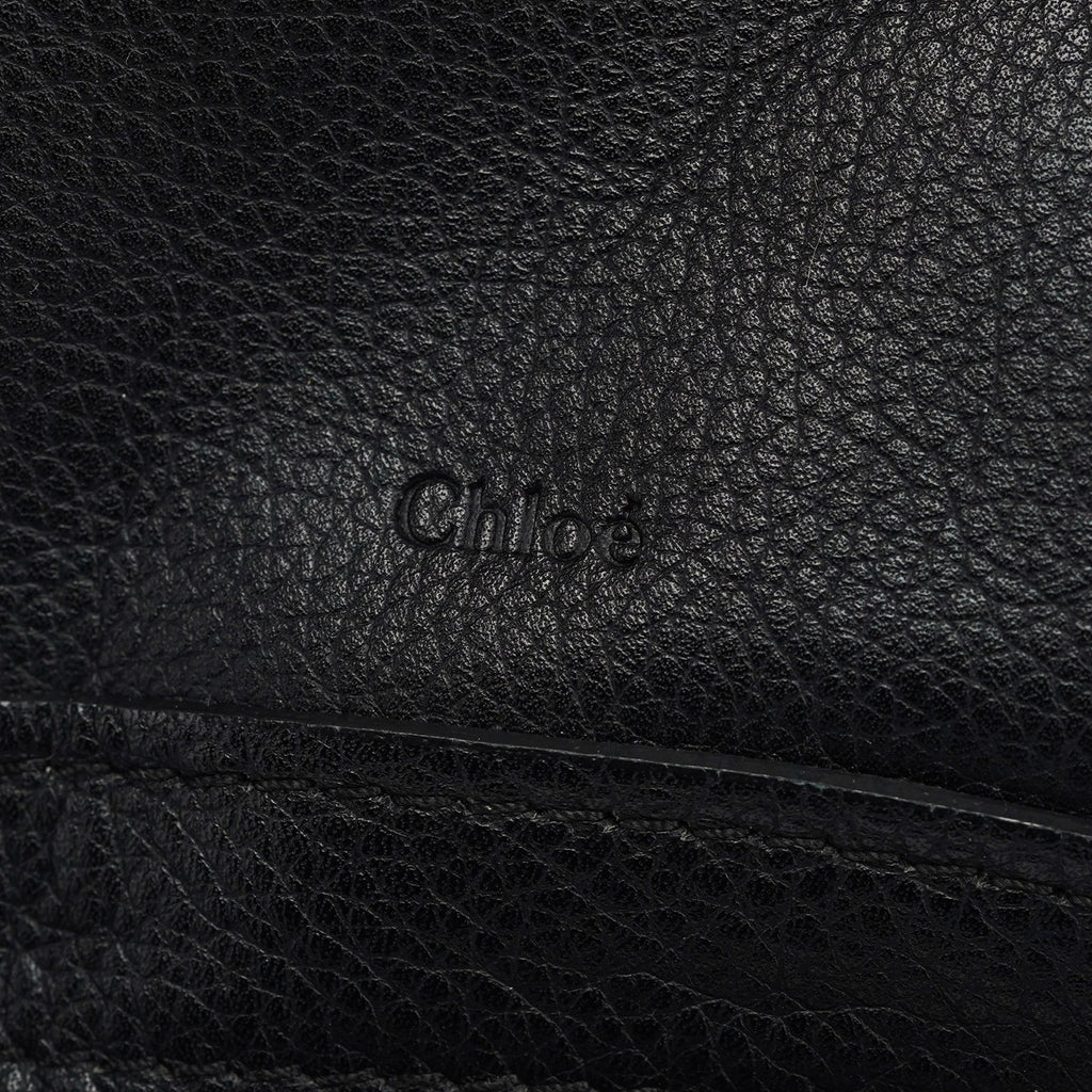 Black Leather Paraty 2-Way Shoulder Bag