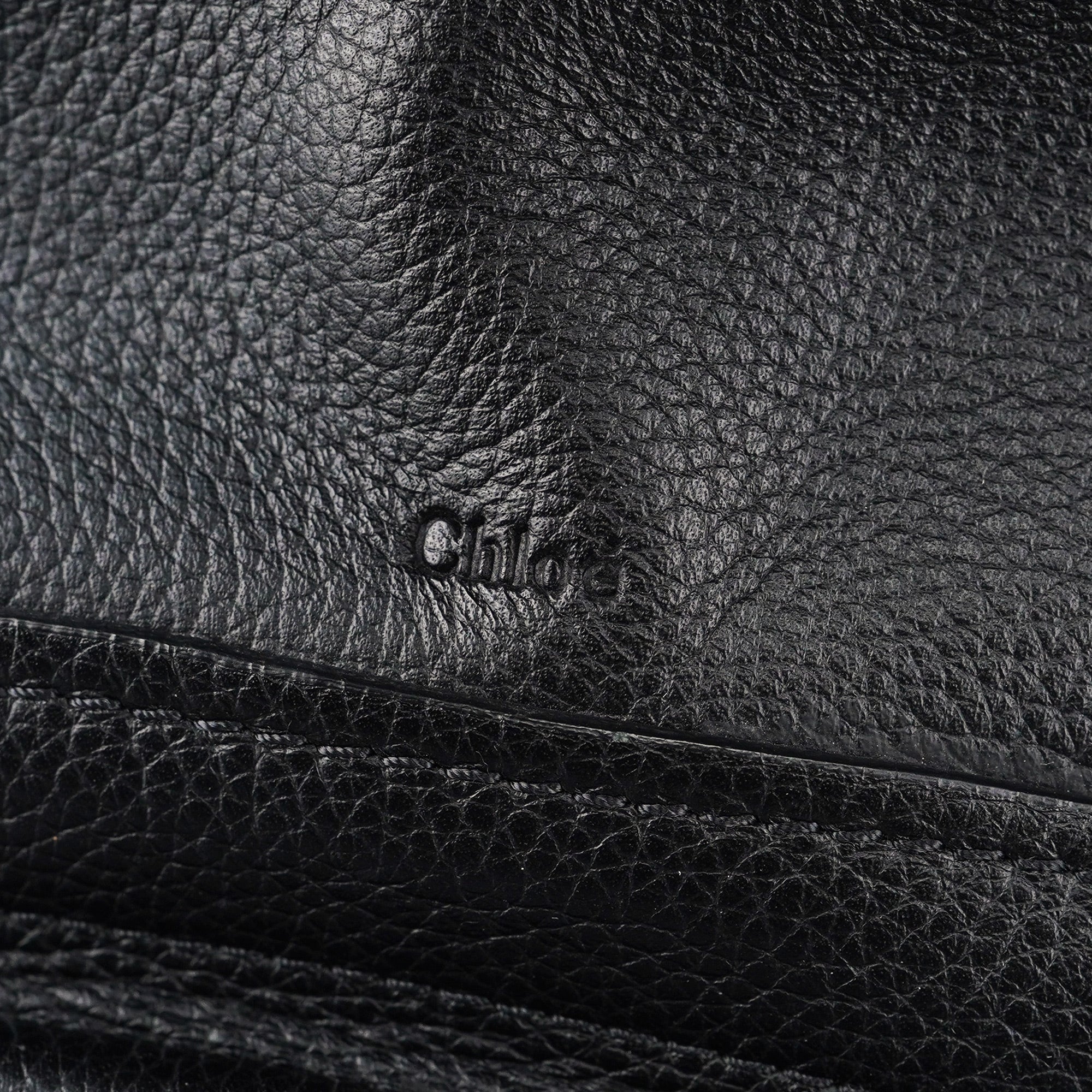 Black Leather Paraty 2-Way Shoulder Bag