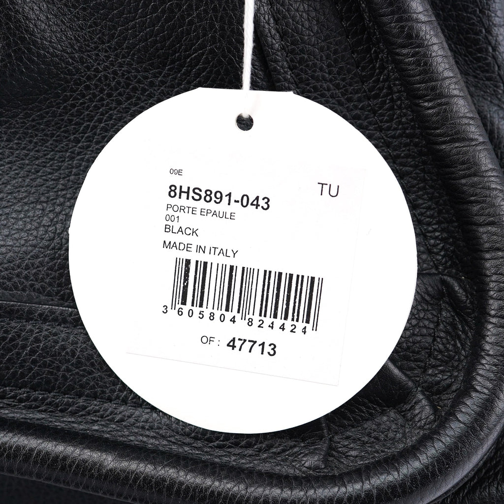 Black Leather Paraty 2-Way Shoulder Bag