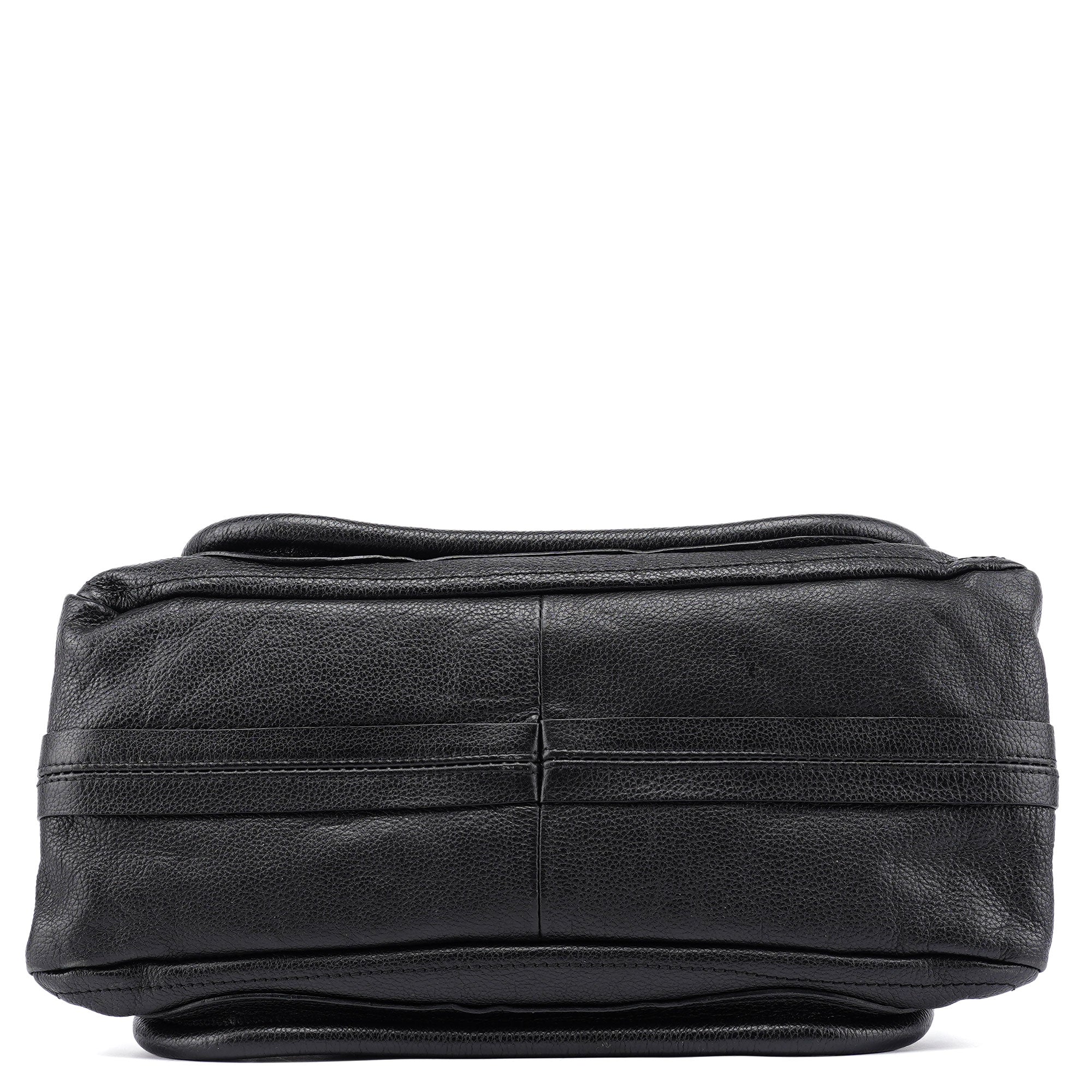 Black Leather Paraty 2-Way Shoulder Bag