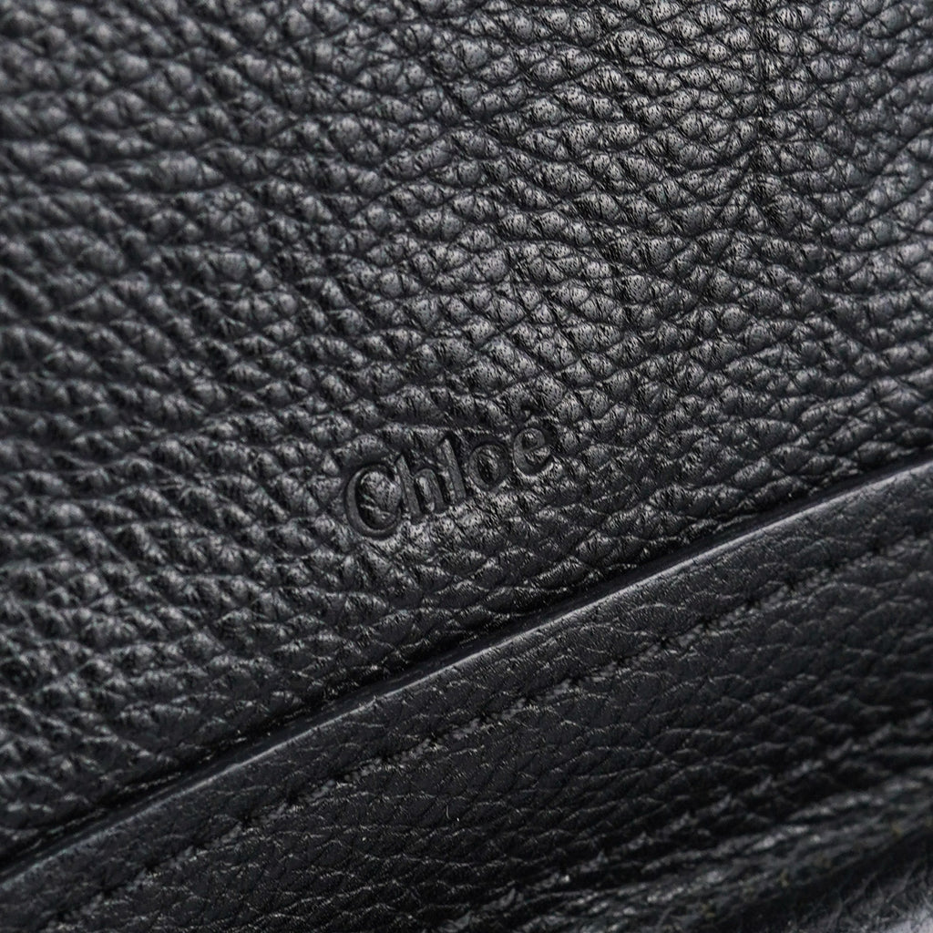 Black Leather Paraty 2-Way Shoulder Bag