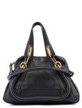 Black Leather Paraty 2-Way Shoulder Bag