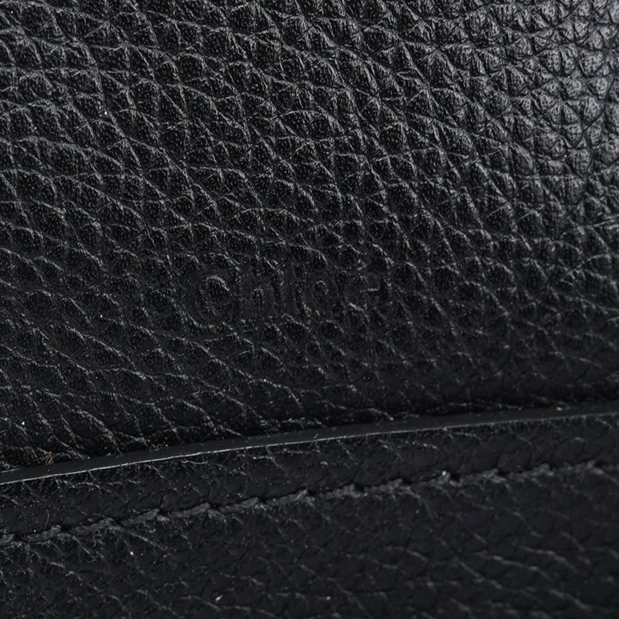 Black Leather Paraty 2-Way Shoulder Bag