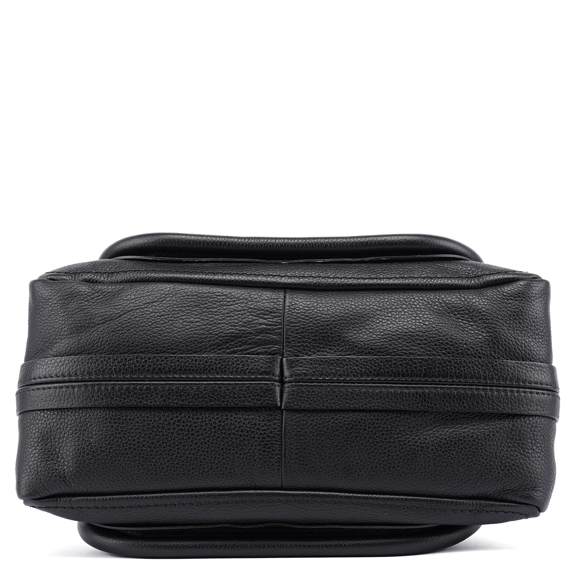 Black Leather Paraty 2-Way Shoulder Bag