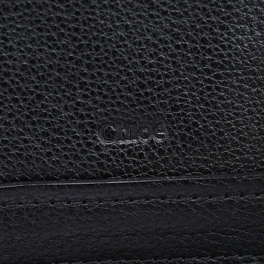 Black Leather Paraty 2-Way Shoulder Bag