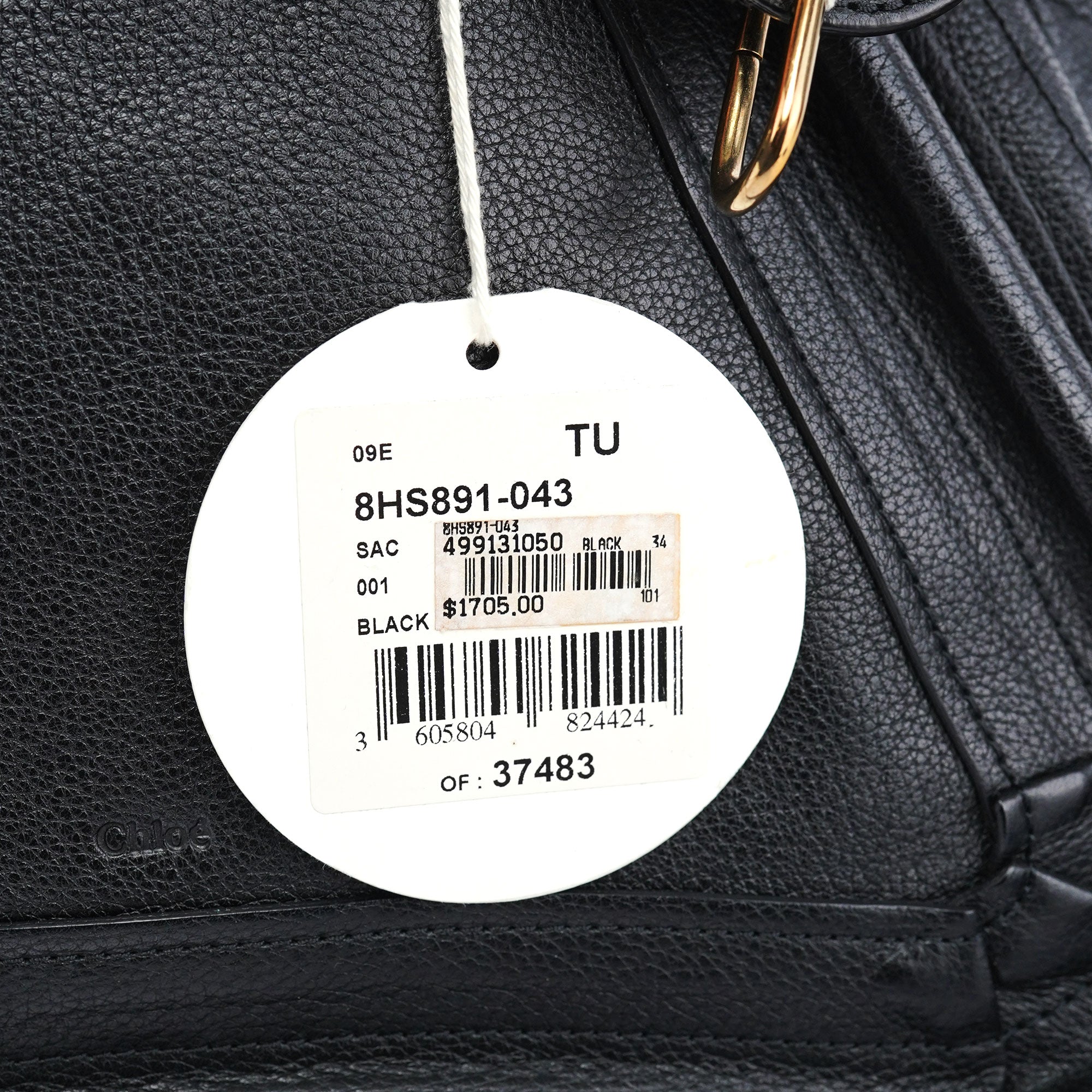 Black Leather Paraty 2-Way Shoulder Bag