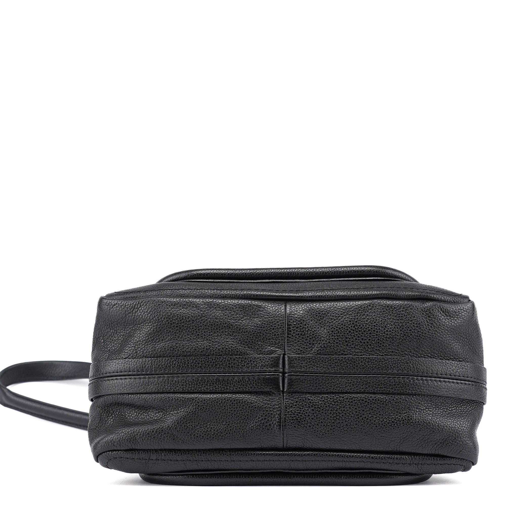 Black Leather Paraty 2-Way Shoulder Bag