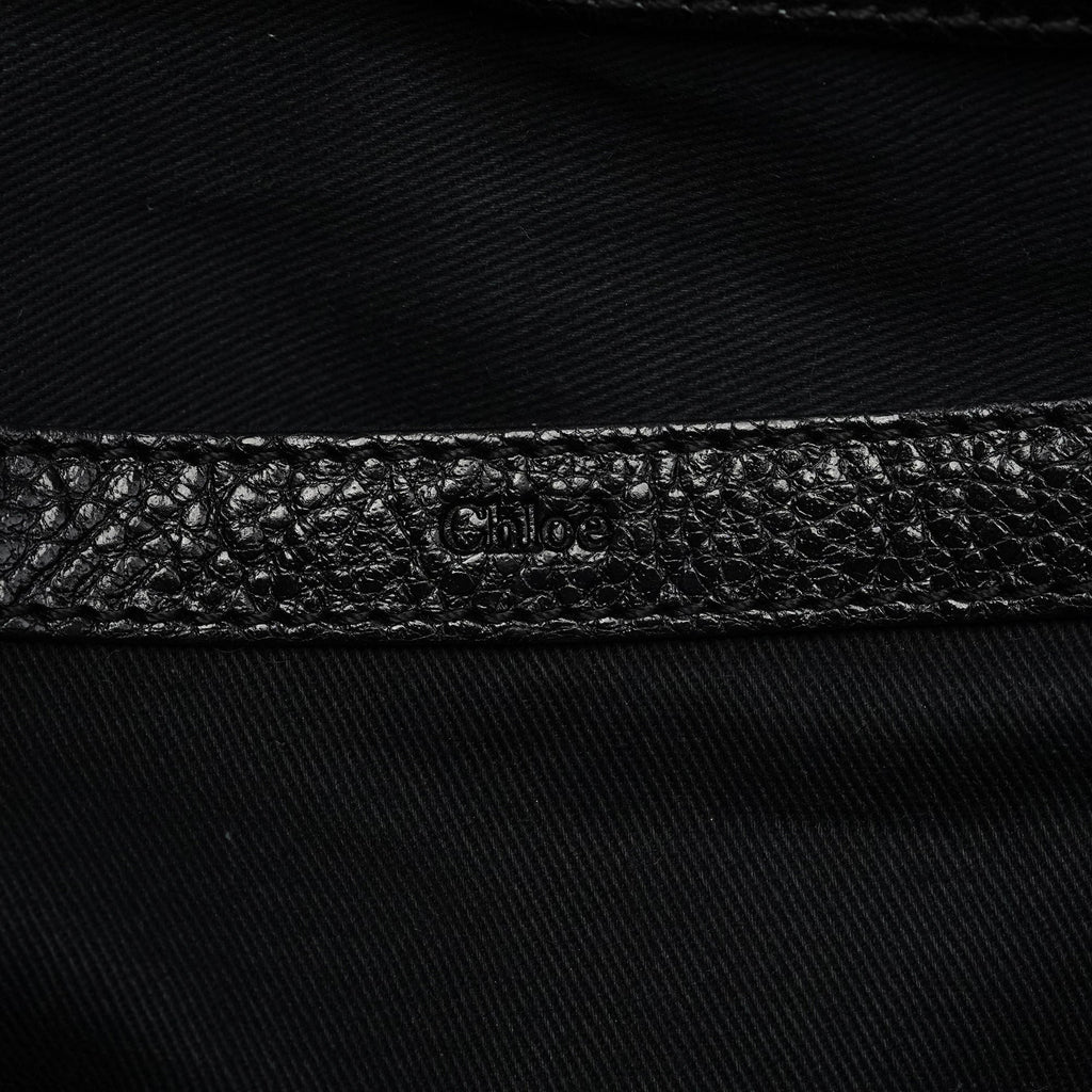 Black Leather Paraty Crossbody Bag