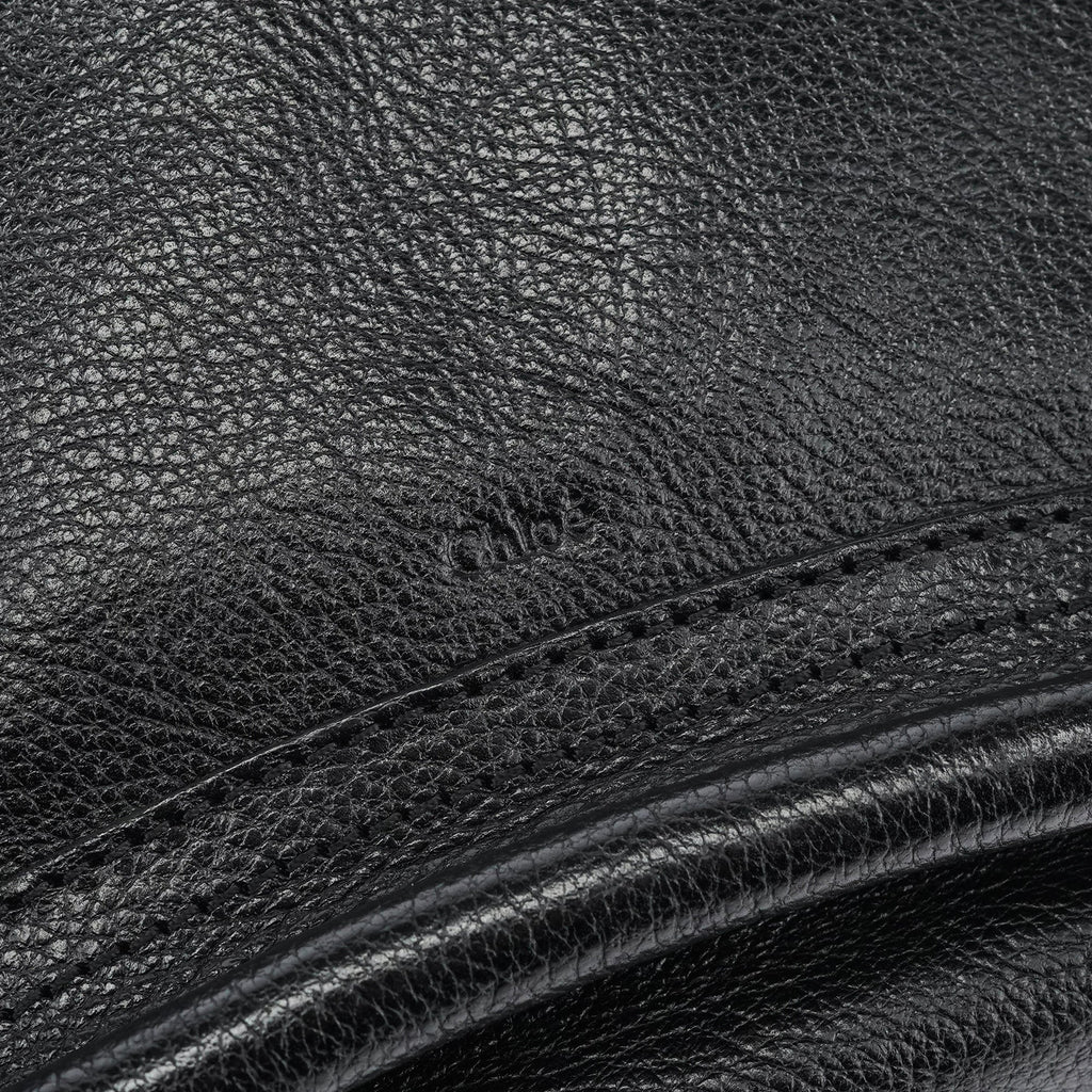 Black Leather Paraty Crossbody Bag