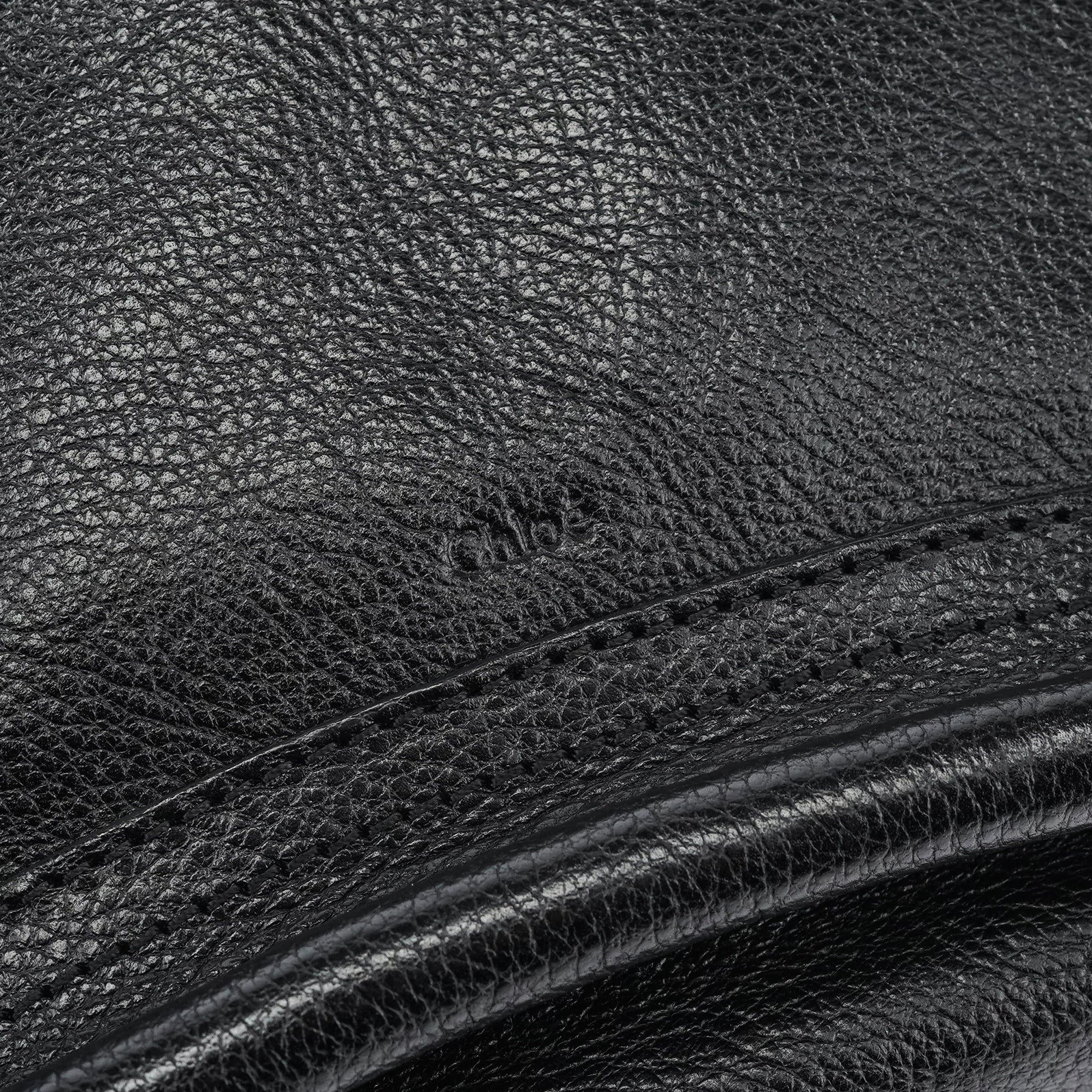 Black Leather Paraty Crossbody Bag