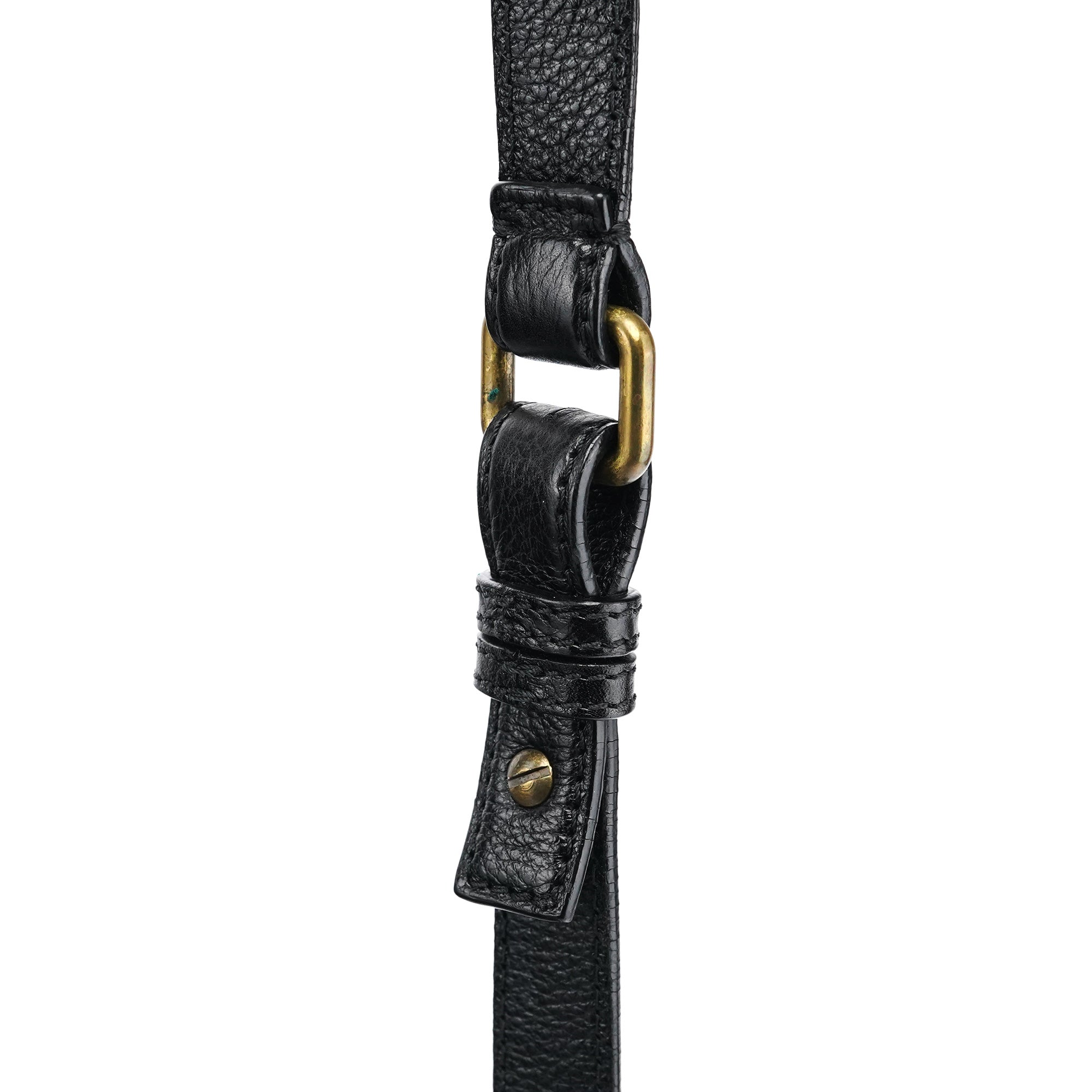 Black Leather Paraty Crossbody Bag