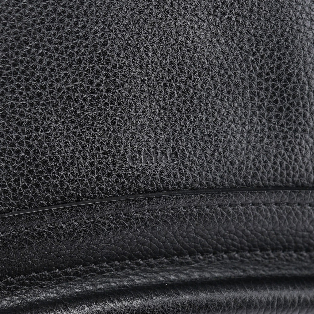 Black Leather Paraty Handbag