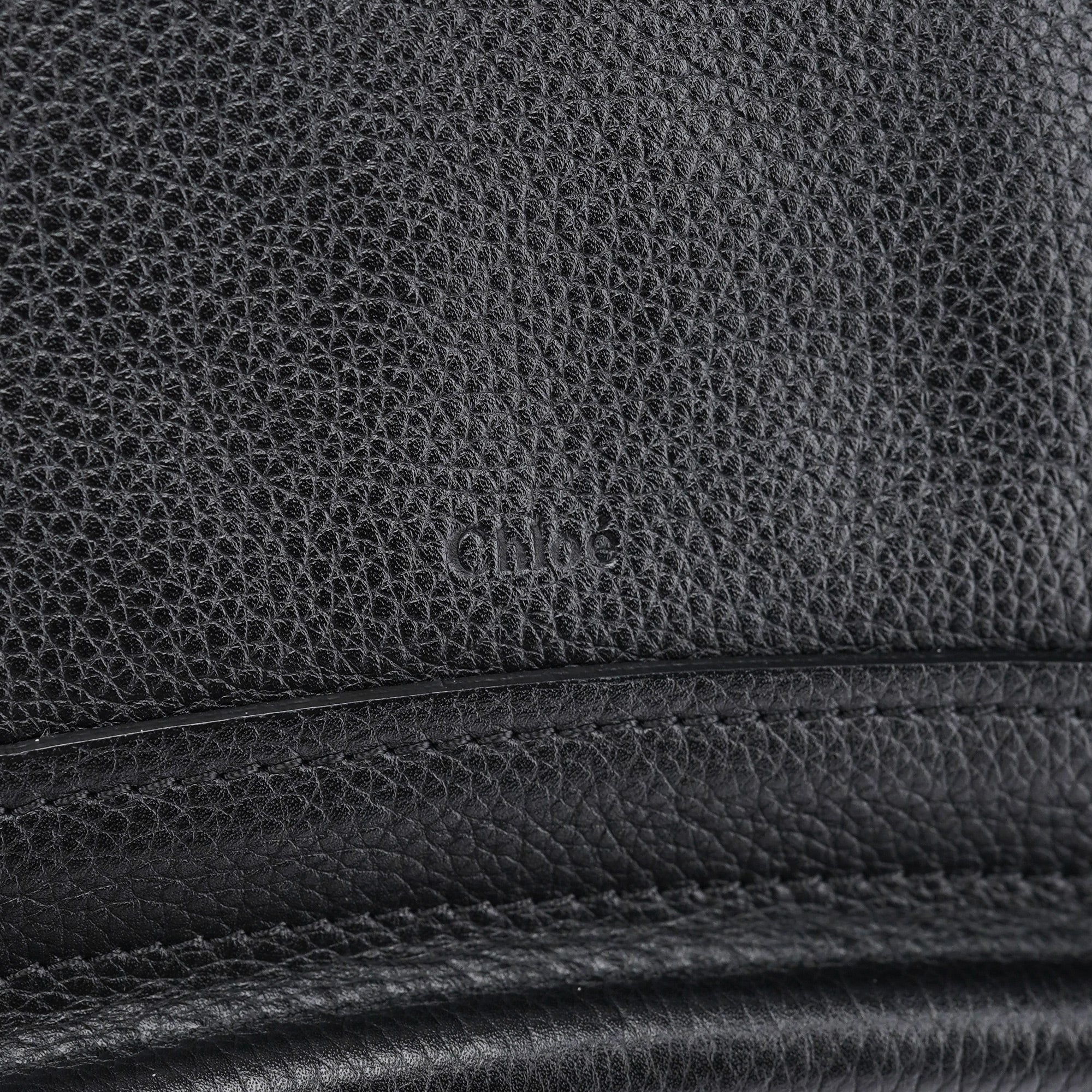 Black Leather Paraty Handbag