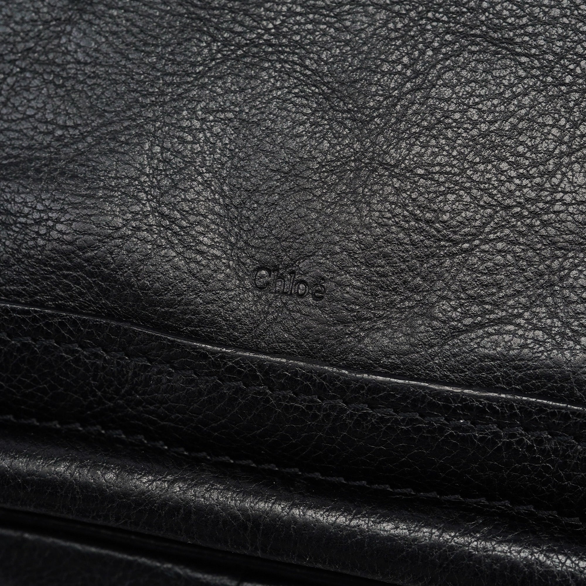 Black Leather Paraty Shoulder Bag