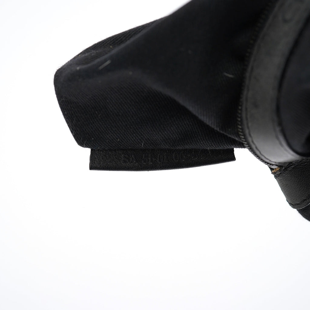 Black Leather Silverado Shoulder Bag