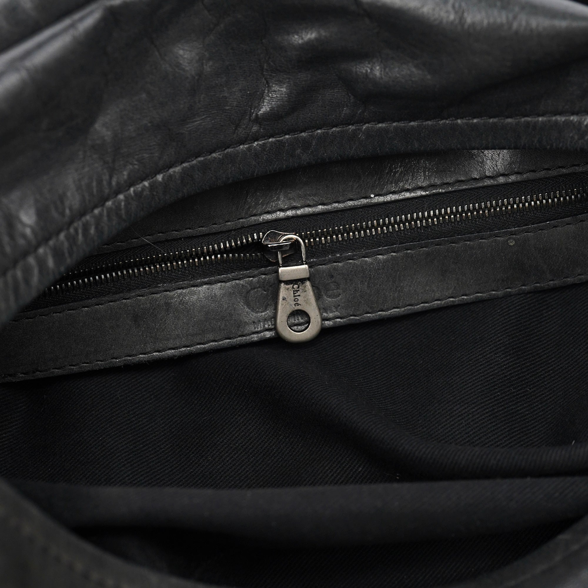 Black Leather Silverado Shoulder Bag