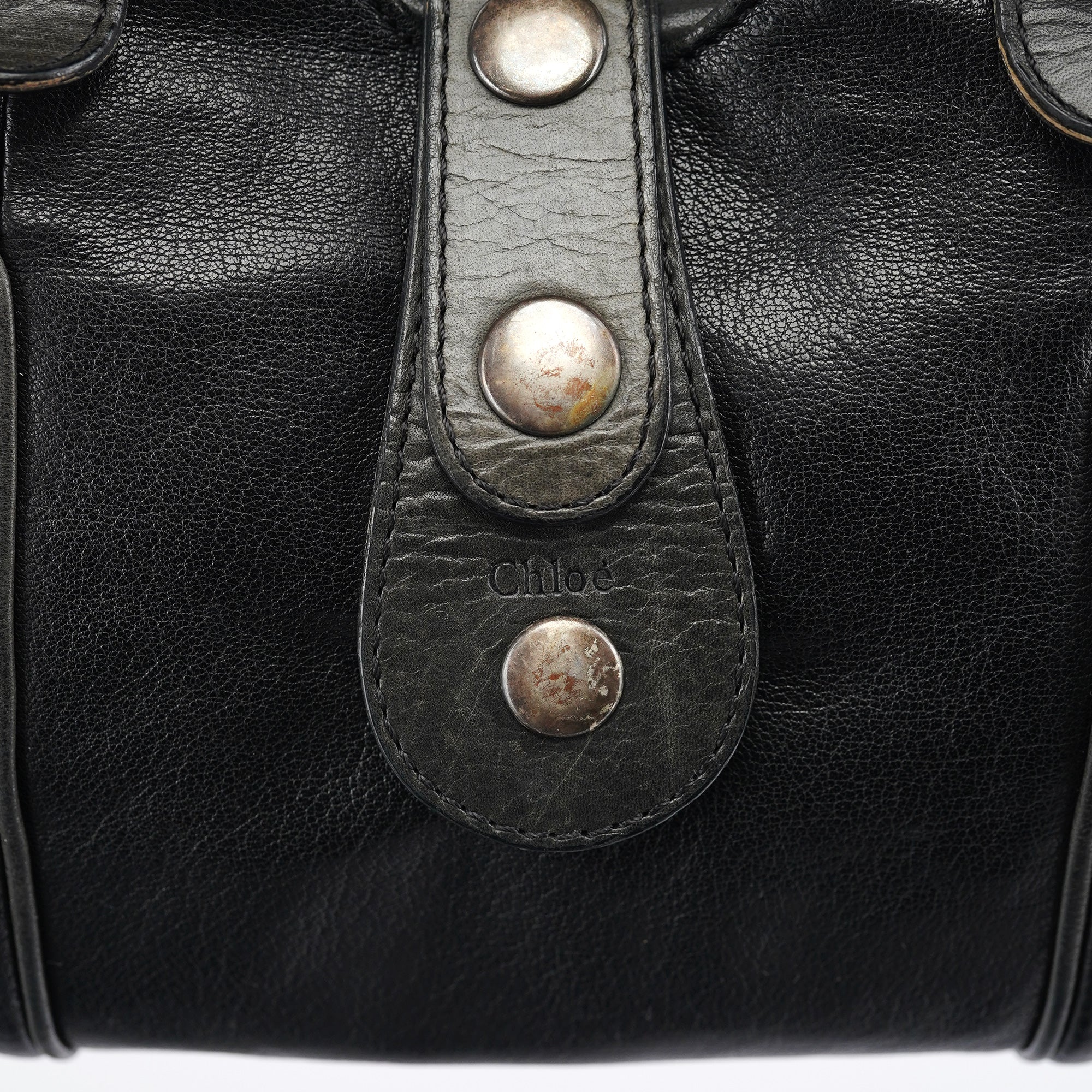 Black Leather Silverado Shoulder Bag
