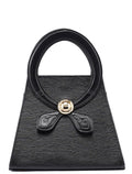 Black Leather Small Handbag