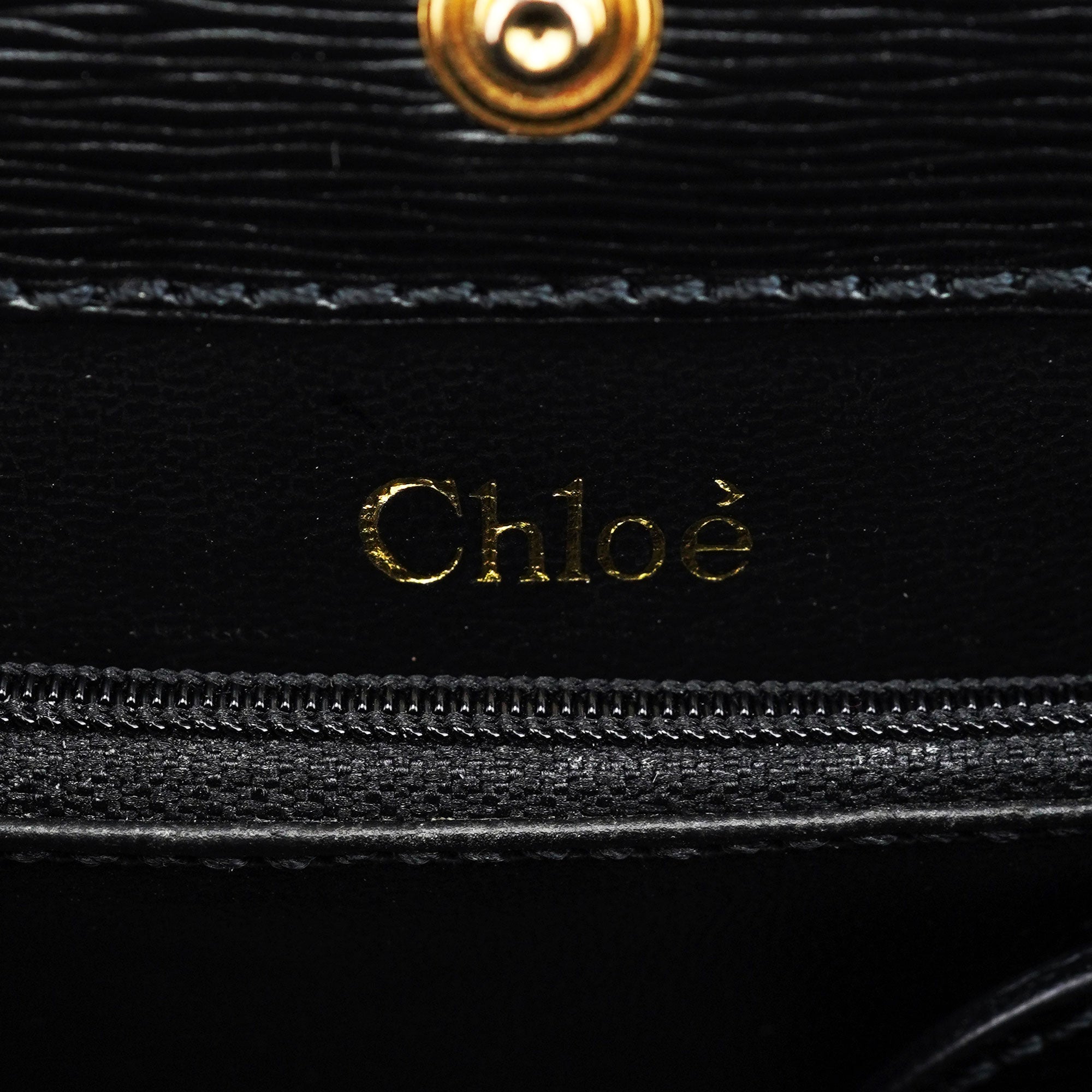 Black Leather Small Handbag