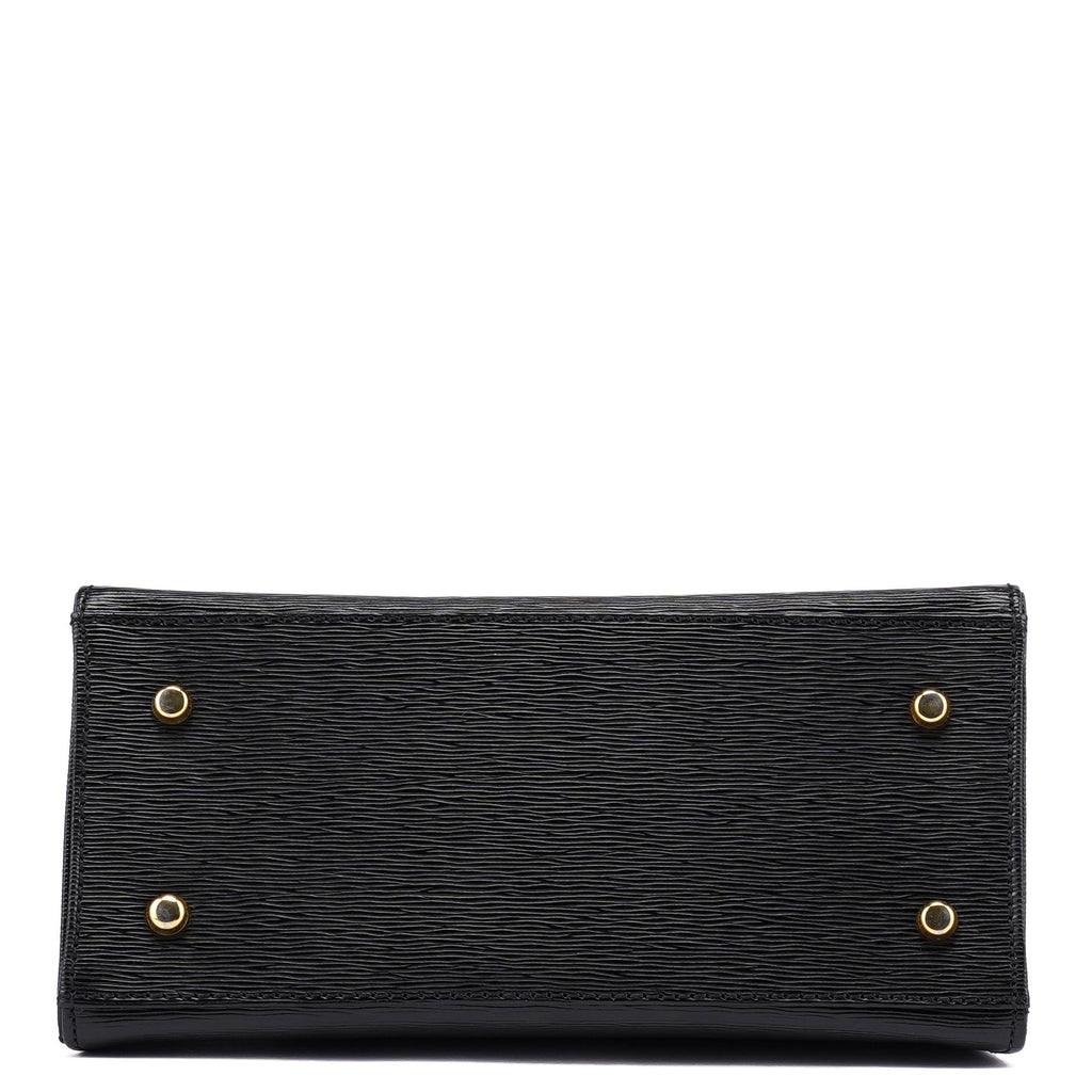 Black Leather Small Handbag