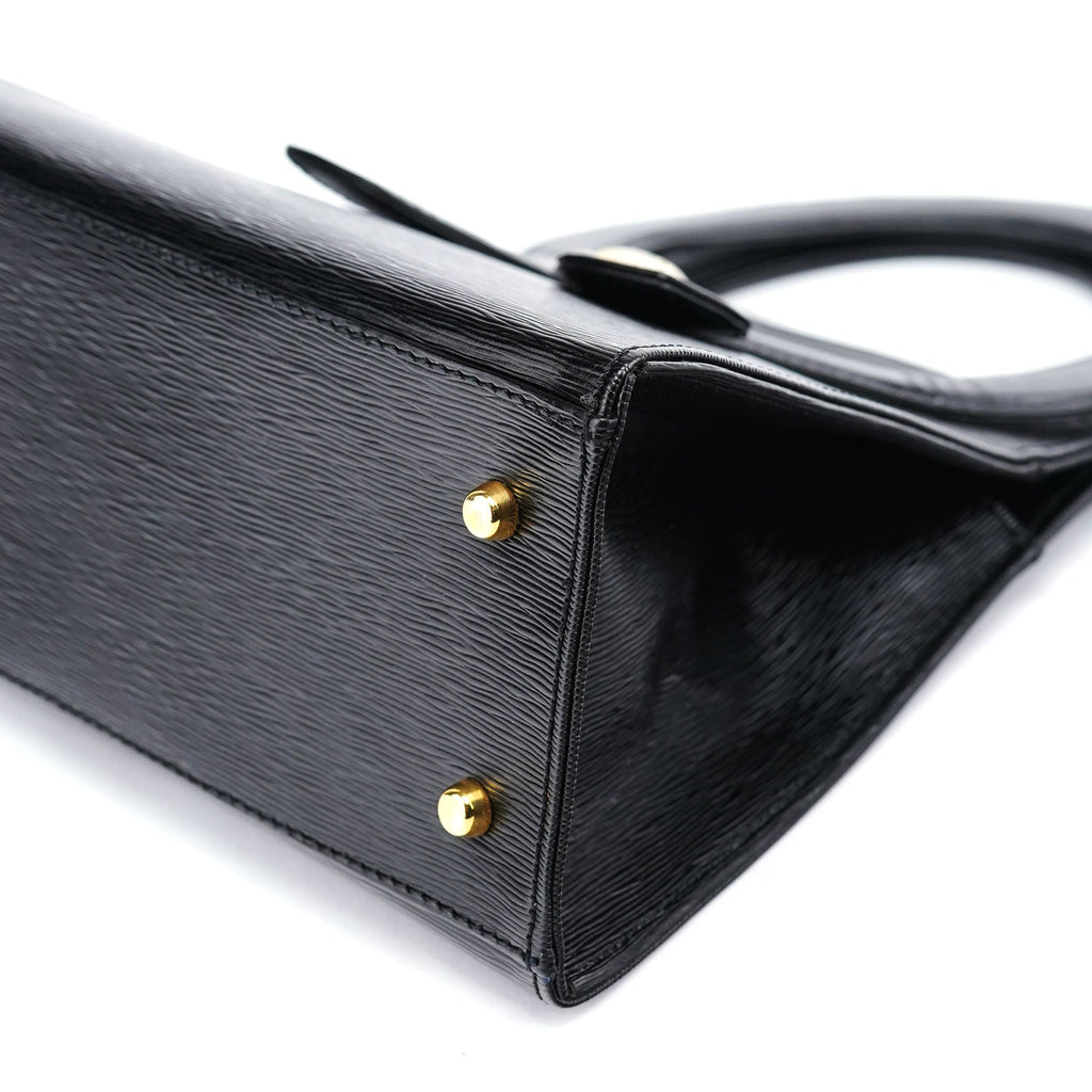 Black Leather Small Handbag