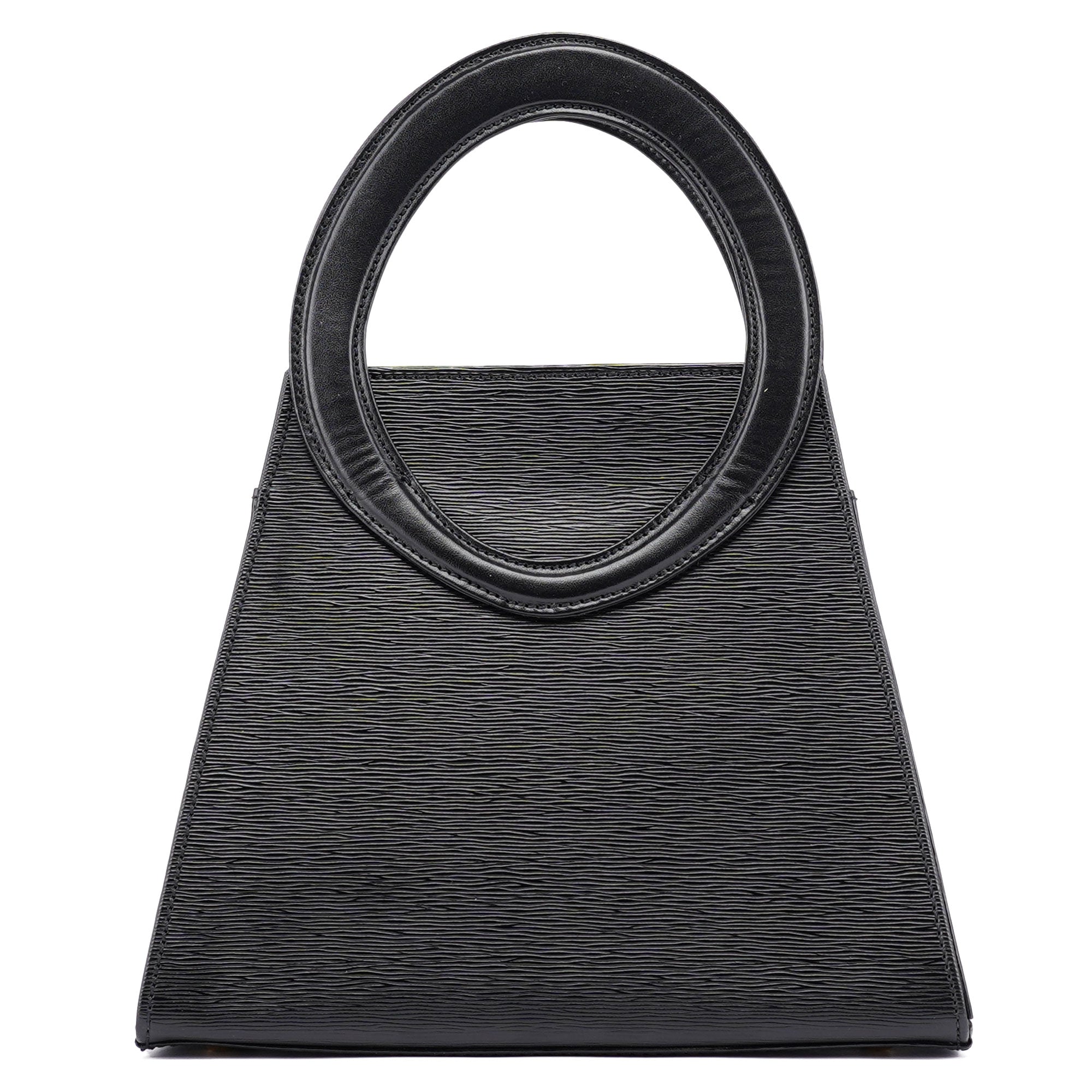 Black Leather Small Handbag