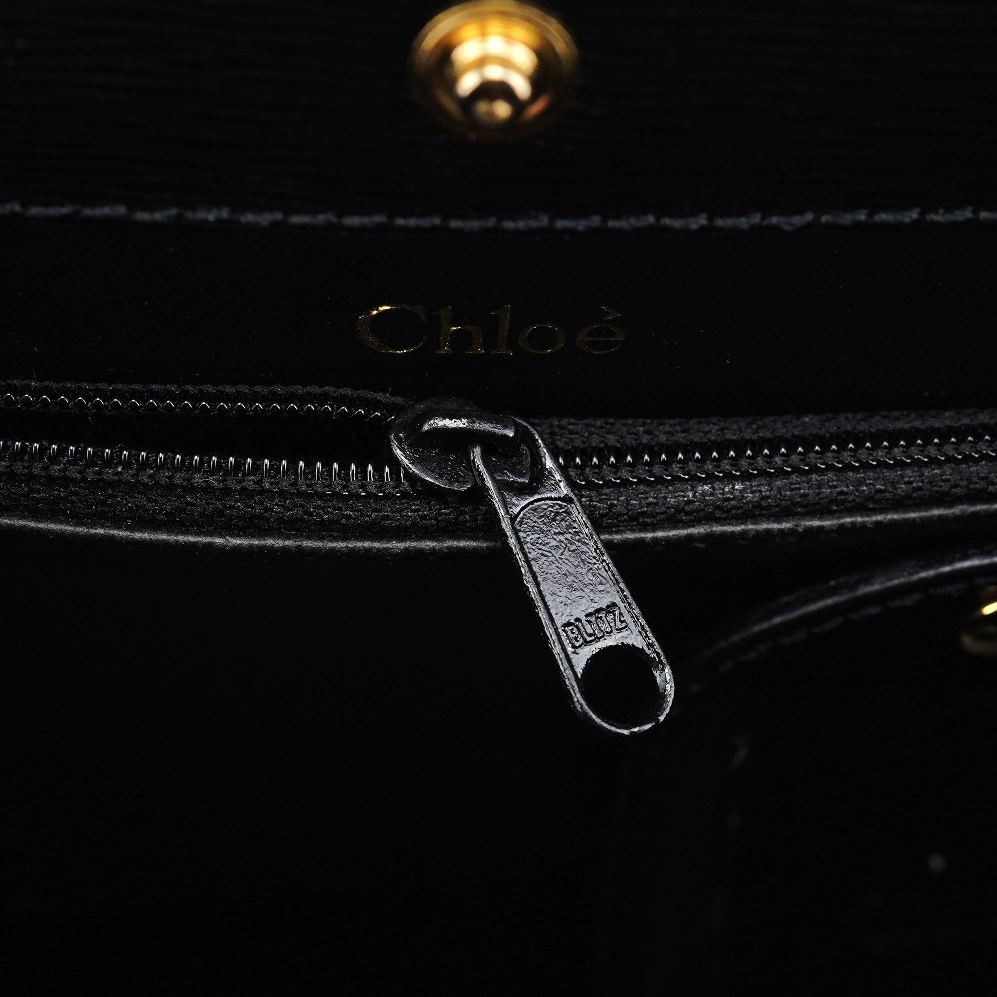 Black Leather Small Handbag