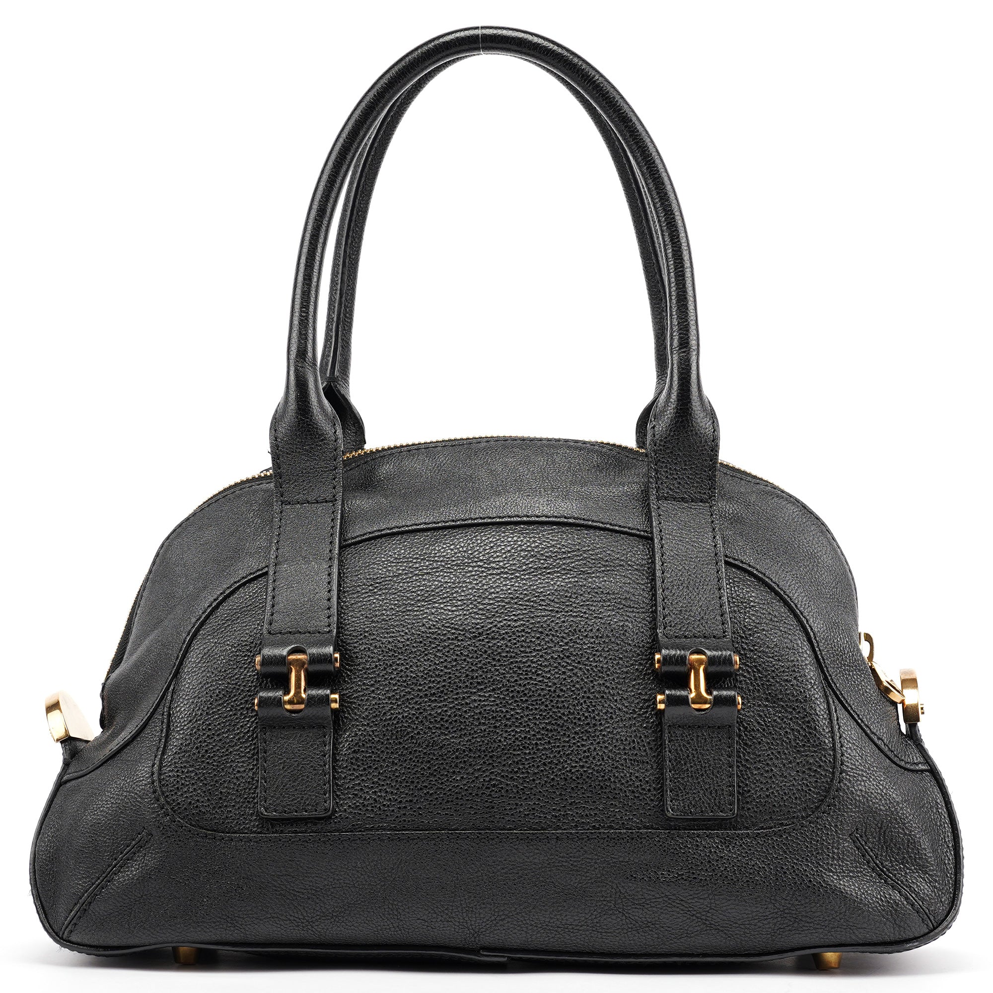 Black Leather Tote Bag