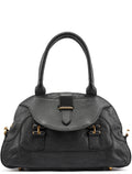 Black Leather Tote Bag