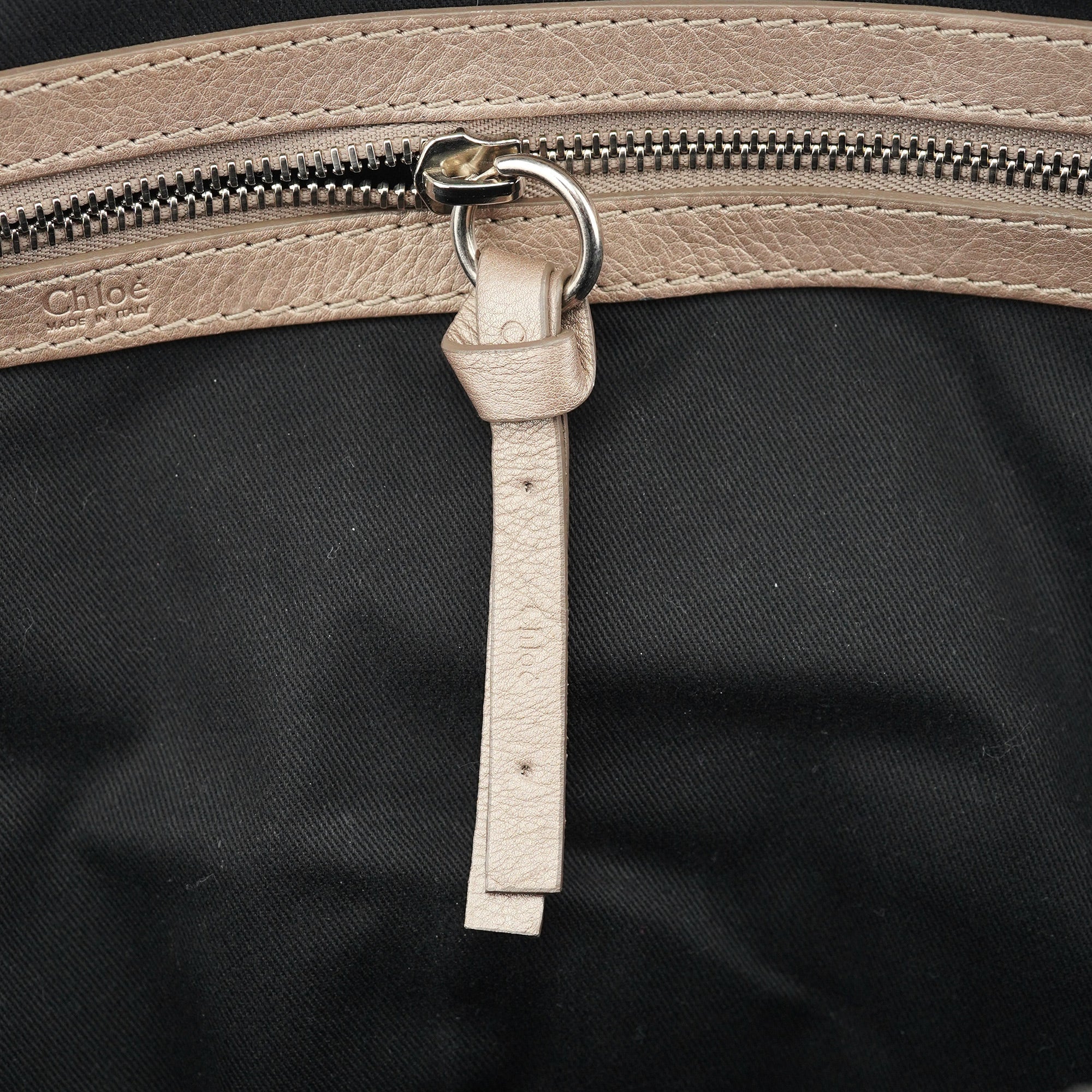 Black Patent Leather Bay Tote Bag