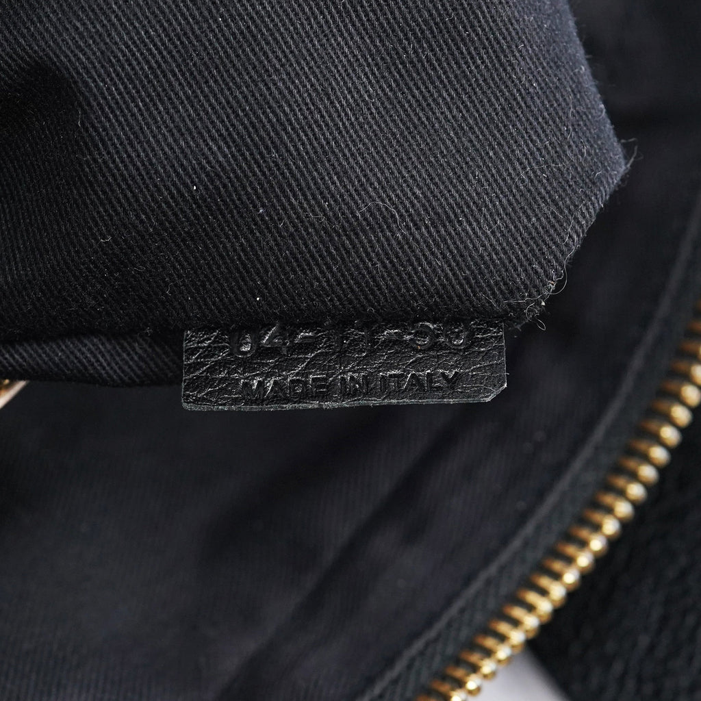 Black Python Paraty 2-Way Shoulder Bag