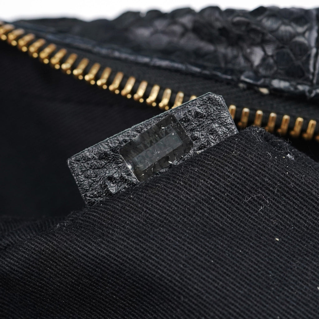 Black Python Paraty 2-Way Shoulder Bag